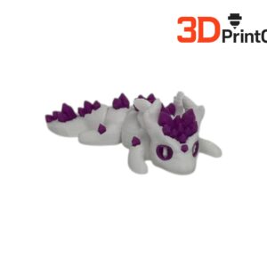 flexi mini crystal dragon – pohyblivý model