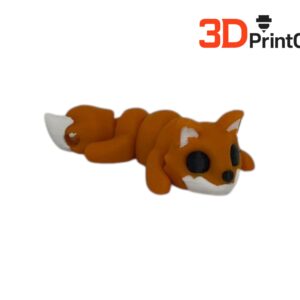 flexi mini fox – pohyblivý model