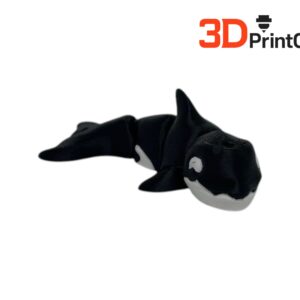 flexi mini orca – pohyblivý model
